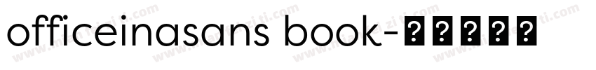 officeinasans book字体转换